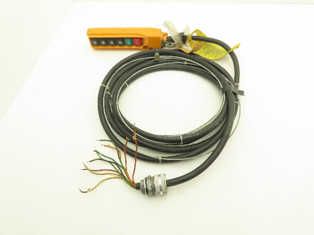 Hanyoung Nux KTL-SH02003-2006 Hoist Control Pendant 6-Button 20' Cable