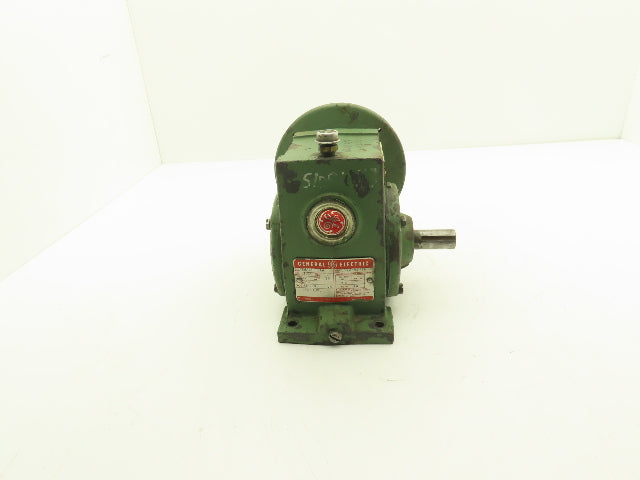 General Electric 7NA712LT2AA Worm Gearbox 17.5:1 Reducer 1/2Hp 99rpm LH Output
