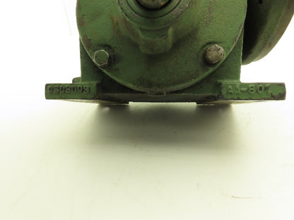 General Electric 7NA712LT2AA Worm Gearbox 17.5:1 Reducer 1/2Hp 99rpm LH Output