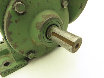 General Electric 7NA712LT2AA Worm Gearbox 17.5:1 Reducer 1/2Hp 99rpm LH Output