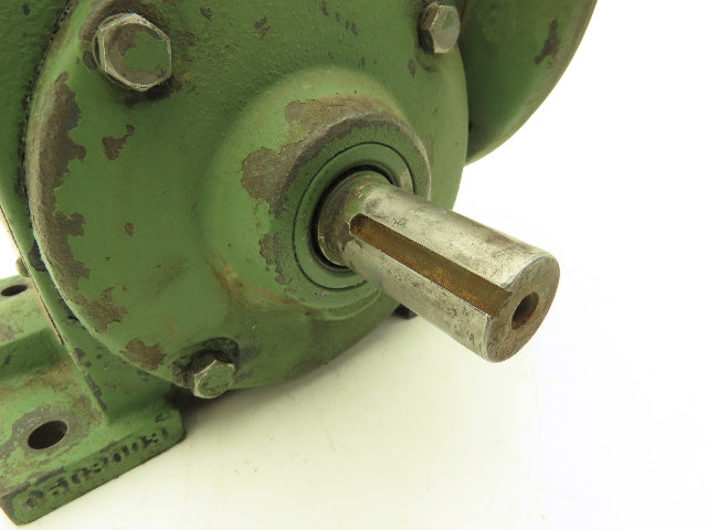 General Electric 7NA712LT2AA Worm Gearbox 17.5:1 Reducer 1/2Hp 99rpm LH Output