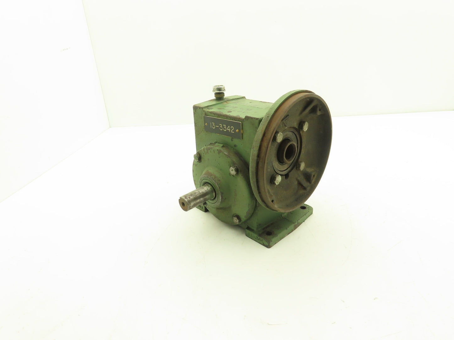 General Electric 7NA712LT2AA Worm Gearbox 17.5:1 Reducer 1/2Hp 99rpm LH Output