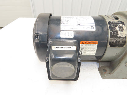 US Motors Unimount Syncrogear GDP Gearmotor 67rpm 1.5Hp 230/460V 3PH 145T 25.7:1