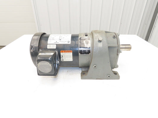 US Motors Unimount Syncrogear GDP Gearmotor 67rpm 1.5Hp 230/460V 3PH 145T 25.7:1
