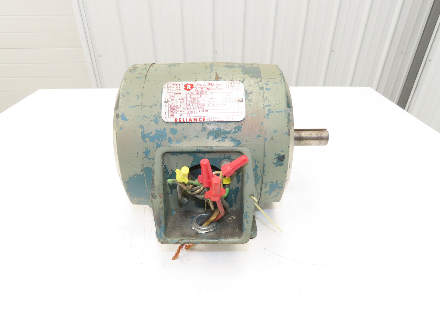Reliance Electric P18G11B Duty Master AC Motor 3Hp 1745rpm 230/460V 3PH 182T