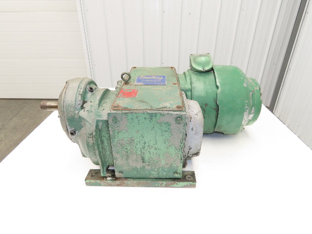 Sterling Speed-Trol Manual Variable Gear Motor Drive 130-520 RPM 5Hp 230/460V