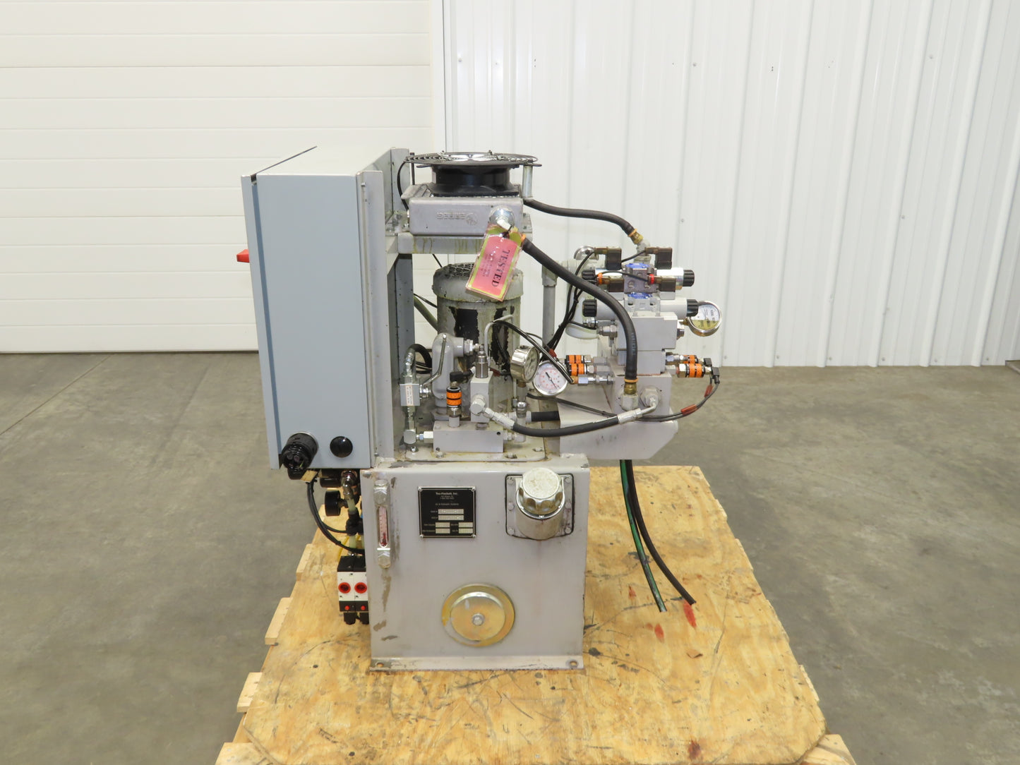 Tec Hackett PFG-40 Hydraulic Power Unit 20 Gallon 4.4GPM 5000PSI 2Hp 230/460V