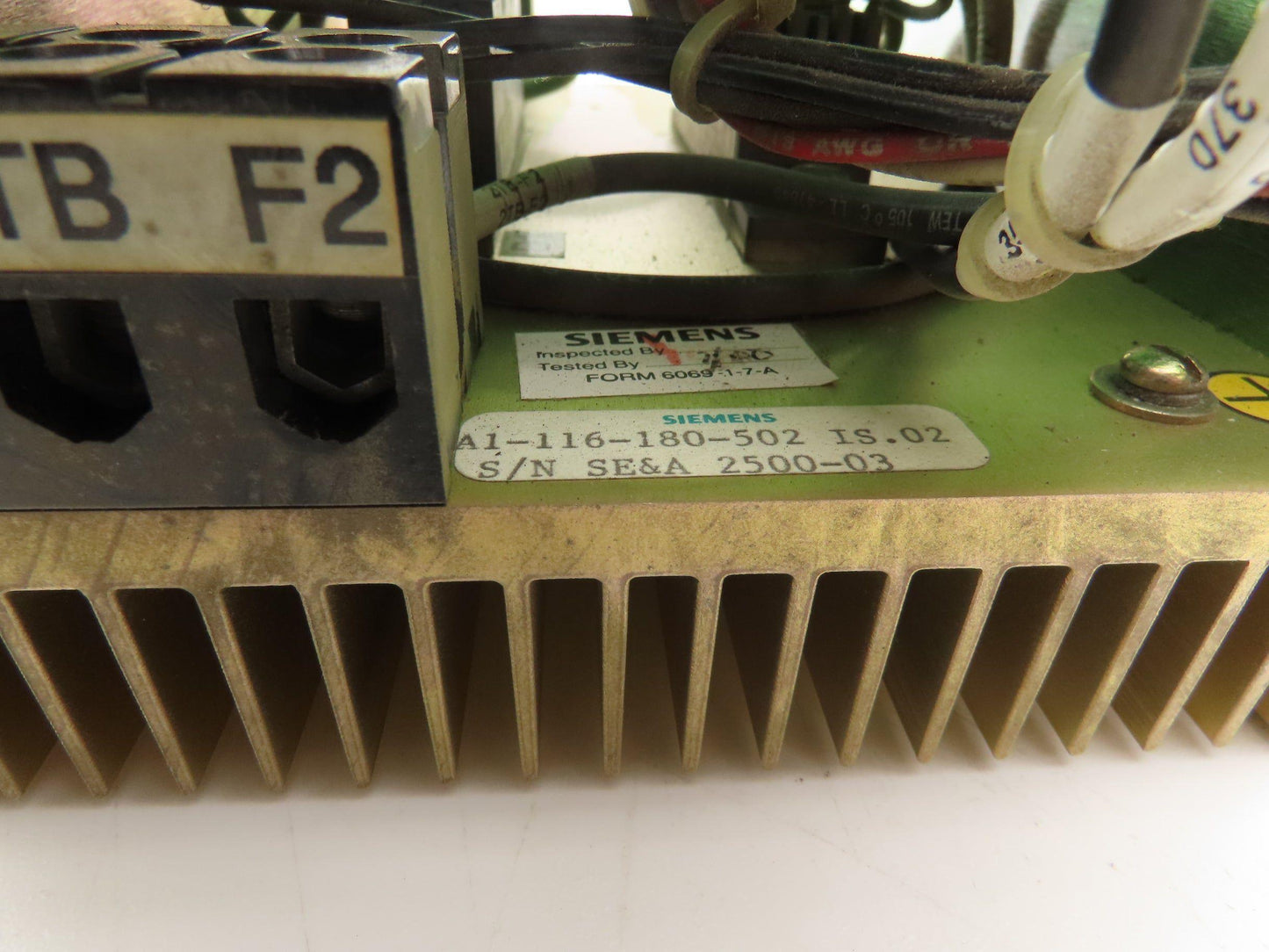 Siemens A1-116-180-502 Field Supply 1Ph For Simoreg 6RA24