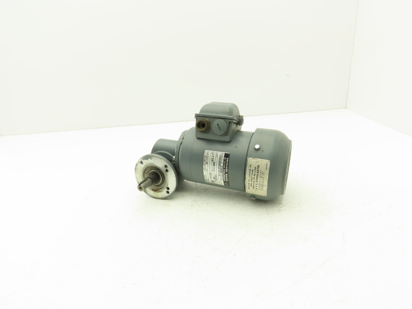 Bauer E2-20/DO 44-141 LS Gear Motor 22:1 Reducer 1620/74rpm 110W 460V 3PH