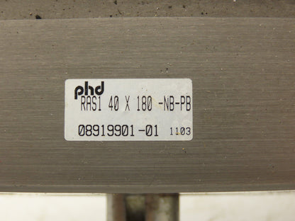 PHD RAS1 40 X 180 -NB-PB Pneumatic Rotary Actuator 180° Shock/Cushion Both Sides