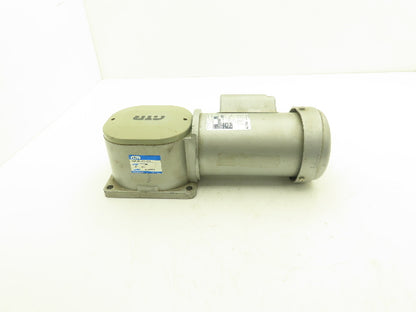 Nissei FSM-30-100-200 Induction Gear Motor 100:1 Reducer 17.2rpm 1/4Hp 100V 1PH