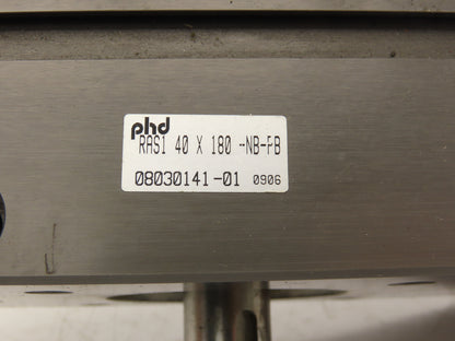 PHD RAS1 40 X 180 -NB-PB Pneumatic Rotary Actuator 180° Shock/Cushion Both Sides
