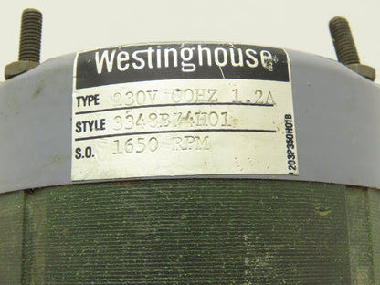 Westinghouse 3348B74H01 3348B74H01 AC Motor 1650rpm 230V 1Ph 1.2 Amps