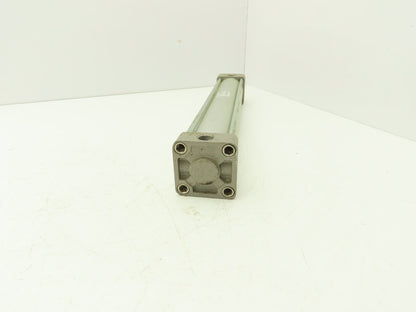 SMC Pneumatic Air Cylinder 2" Bore 12" Stroke Non Rotating Rod 250psi