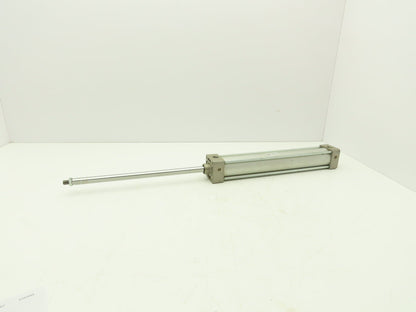 SMC Pneumatic Air Cylinder 2" Bore 12" Stroke Non Rotating Rod 250psi