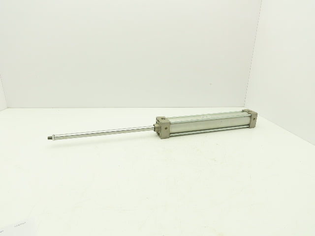 SMC Pneumatic Air Cylinder 2" Bore 12" Stroke Non Rotating Rod 250psi