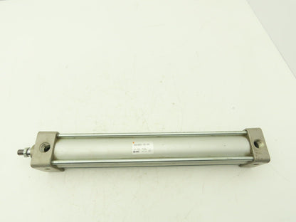 SMC Pneumatic Air Cylinder 2" Bore 12" Stroke Non Rotating Rod 250psi