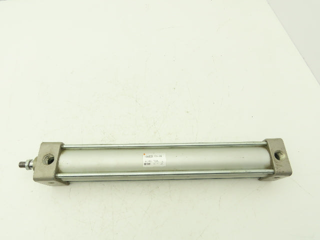 SMC Pneumatic Air Cylinder 2" Bore 12" Stroke Non Rotating Rod 250psi