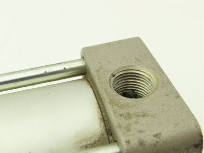 SMC Pneumatic Air Cylinder 2" Bore 12" Stroke Non Rotating Rod 250psi