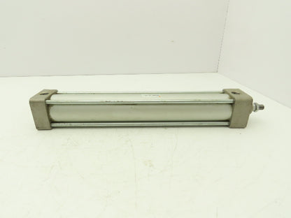 SMC Pneumatic Air Cylinder 2" Bore 12" Stroke Non Rotating Rod 250psi