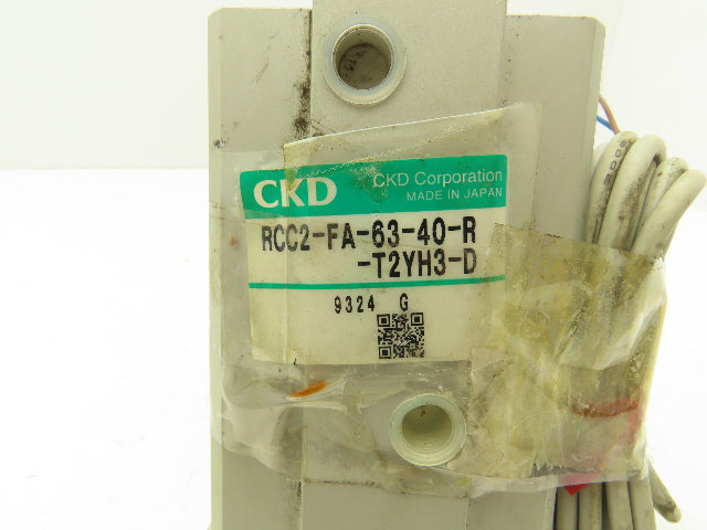 CKD Pneumatic Air Rotary Clamp Cylinder RCC2 Series 63mm Bore 40mm Stroke 145psi