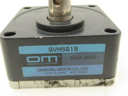 Oriental Motor GVH5G18 Gearbox Head Hollow Pinion Input 18mm Offset Shaft Output