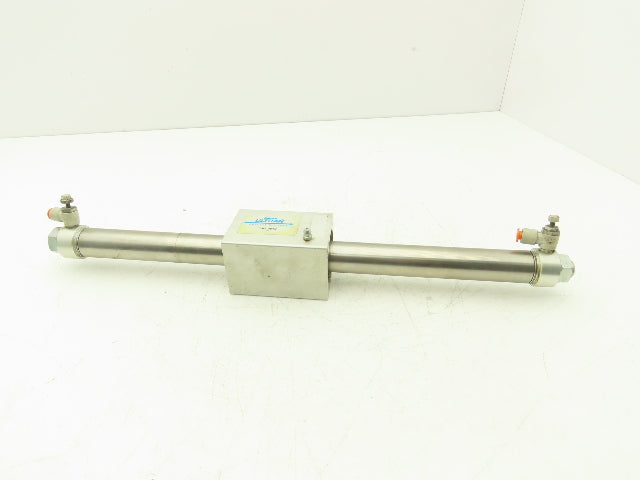 Bimba UG-0912-AF Ultran Rodless Cylinder Gold Coupling 1-1/16" Bore 12" Stroke