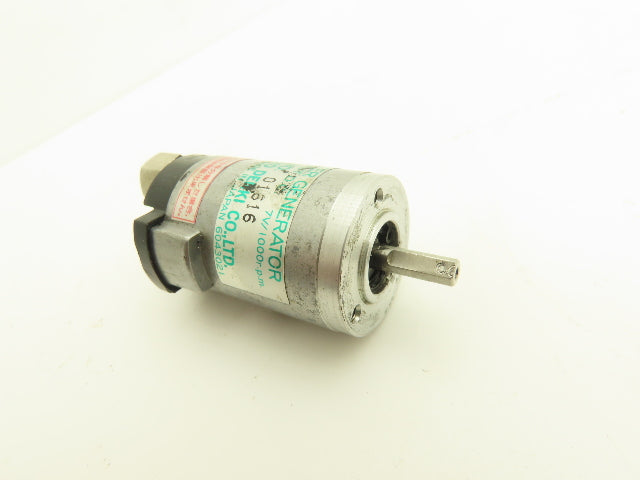 Sanyo Denki 104-3024 Tachometer Generator 7VDC/1000rpm