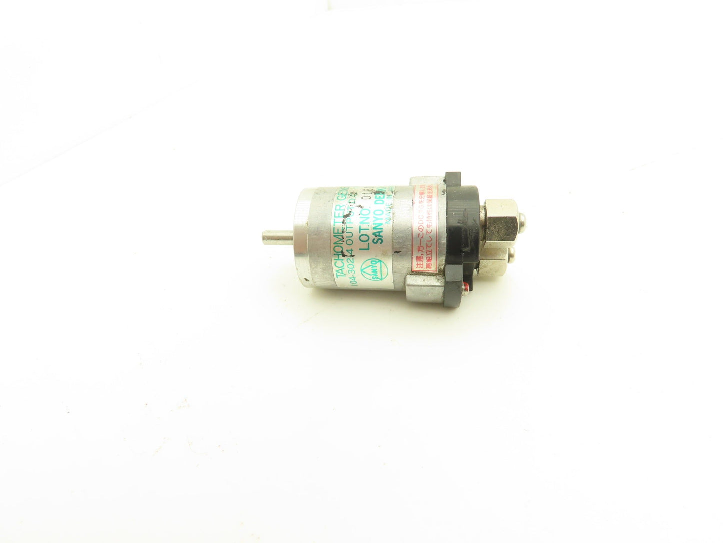 Sanyo Denki 104-3024 Tachometer Generator 7VDC/1000rpm