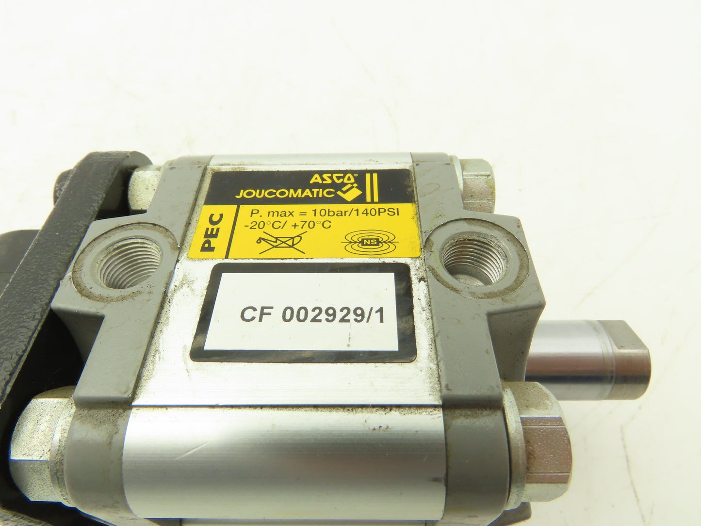 Asco Joucomatic CF 002929/1 Pneumatic Air Cylinder 50mm Bore 20mm Stroke 140psi