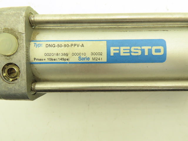 Festo DNG-50-90-PPV-A Pneumatic Air Cylinder 50mm Bore 90mm Stroke Double Acting