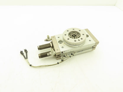 SMC MSQB70RX-F9NL Pneumatic Rotary Actuator Table Rack & Pinion 0.6MPa