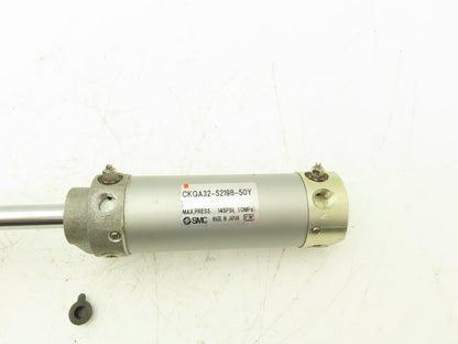 SMC CKGA32-S2198-50Y Pneumatic Air Clamp Cylinder 32mm Bore 50mm Stroke 145psi