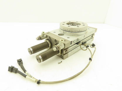 SMC MSQB70RX-F9NVL-X65 Pneumatic Rotary Actuator Table Rack & Pinion