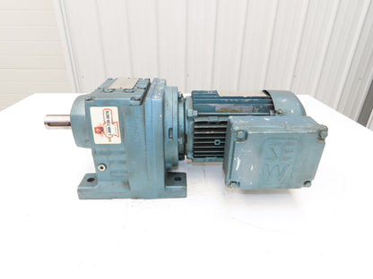 Sew Eurodrive DFT80K4 AC Gearmotor 80:1 Ratio 21rpm 0.75Hp 230/460V