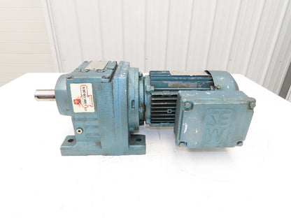 Sew Eurodrive DFT80K4 AC Gearmotor 80:1 Ratio 21rpm 0.75Hp 230/460V