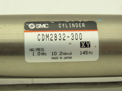 SMC CDM2B32-300 Pneumatic Air Cylinder 32mm Bore 300mm Stroke 145psi