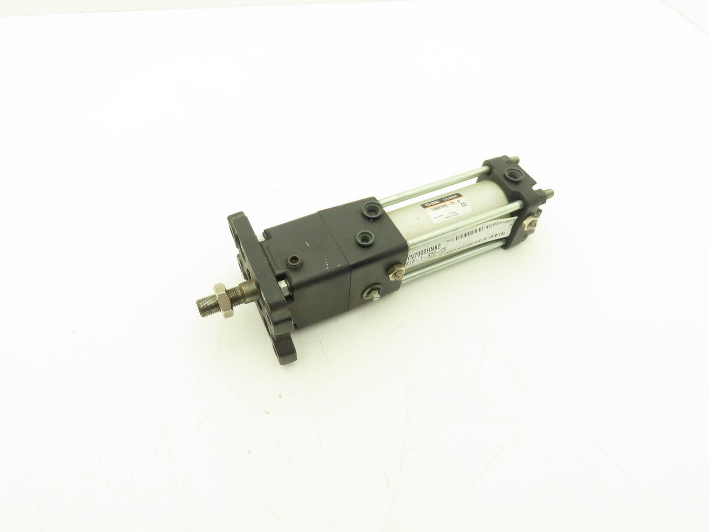 SMC CNAFN40-70-D Pneumatic Air Cylinder 40mm Bore 70mm Stroke 145psi w/Rod Lock