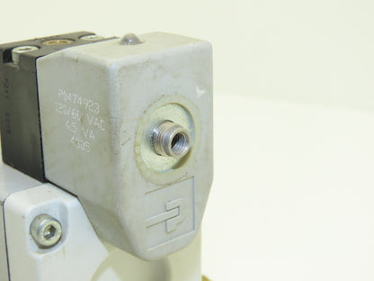 Parker H22VXBG023C Pneumatic Air Solenoid Valve 120VAC 1/2" NPT 145 PSIG