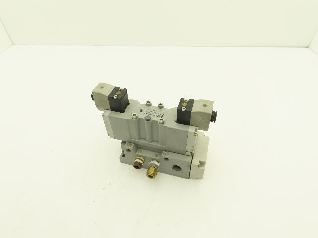 Parker H22VXBG023C Pneumatic Air Solenoid Valve 120VAC 1/2" NPT 145 PSIG