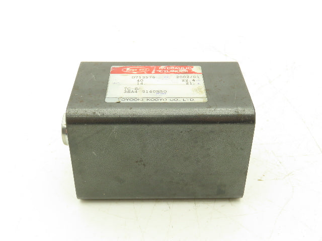Toyooki Kogyo TC-SA Toyo-Oki Hydraulic Cylinder 40mm Bore 50mm Stroke 2000psi