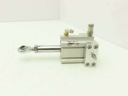SMC CQ2A40-45DZ-RS-DN02960 Pneumatic Air Cylinder 40mm Bore 45mm Stroke 145psi