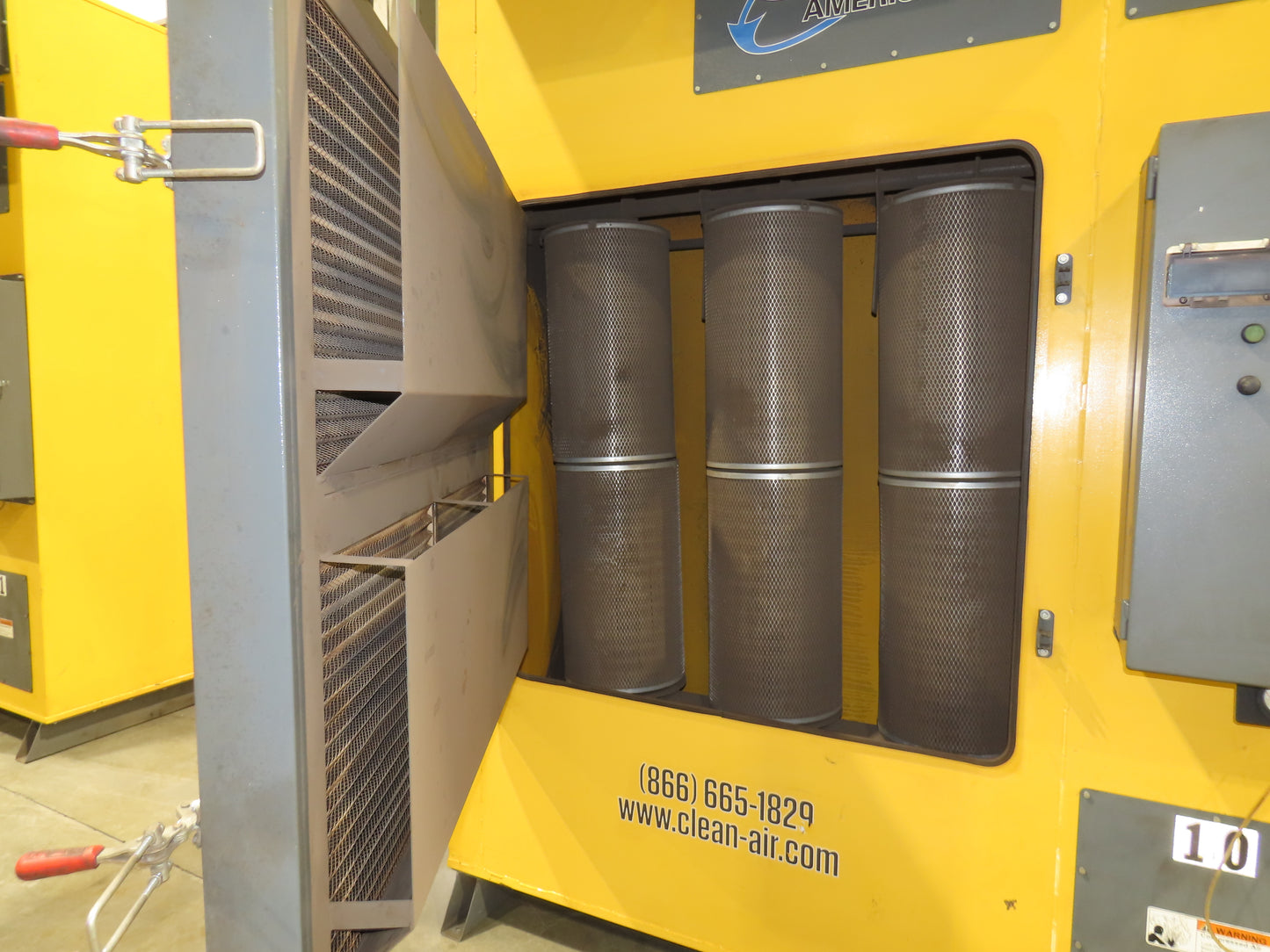 Clean Air America STR6 Streamer Welding Dust Collector 10Hp 480V Pulser Filter