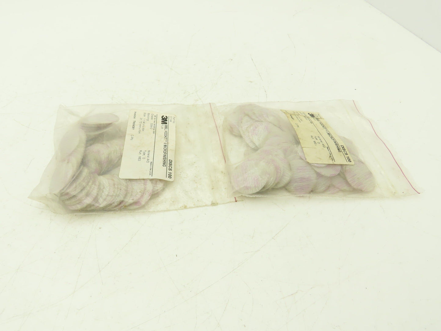 3M 366L Hookit II Microfinishing Discs 1.25" 50mic Aluminum Oxide Lot of 200