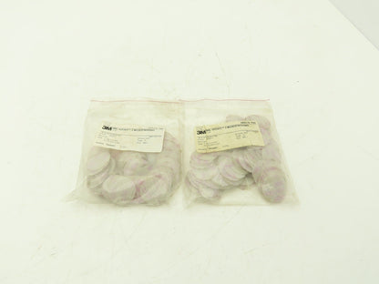 3M 366L Hookit II Microfinishing Discs 1.25" 50mic Aluminum Oxide Lot of 200