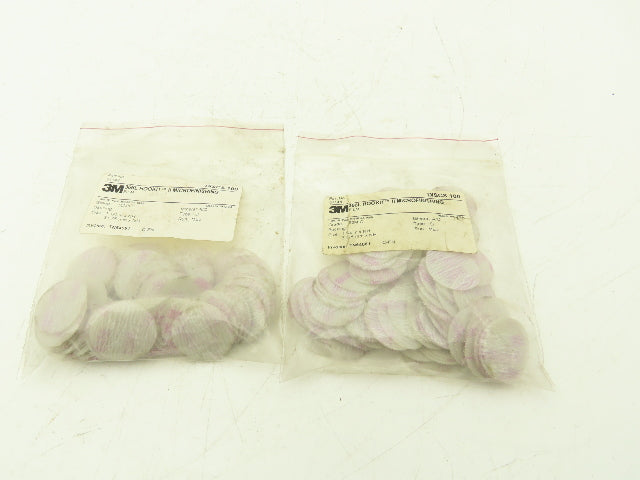 3M 366L Hookit II Microfinishing Discs 1.25" 50mic Aluminum Oxide Lot of 200