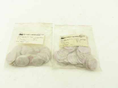 3M 366L Hookit II Microfinishing Discs 1.25" 50mic Aluminum Oxide Lot of 200