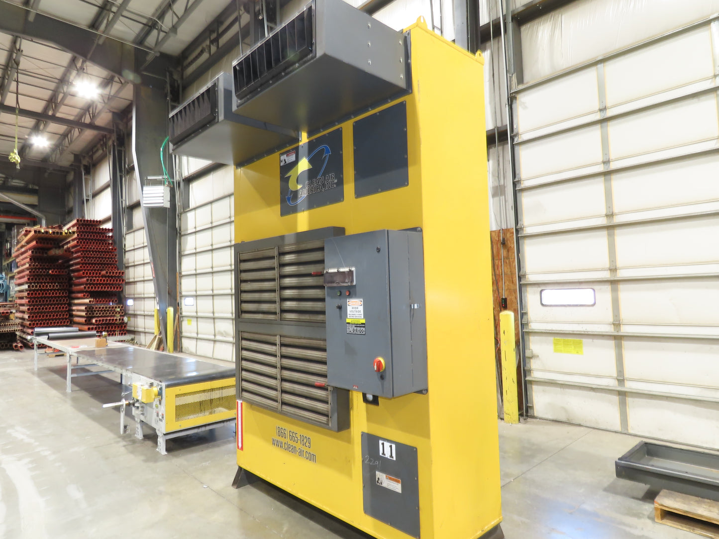 Clean Air America STR 6 Streamer Welding Dust Collector 10Hp 480V Pulser Filter