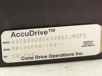 Cone Drive W0380020SKHS06DJMDPZ/501790 AccuDrive Gearbox 20:1 87.5rpm RH Output