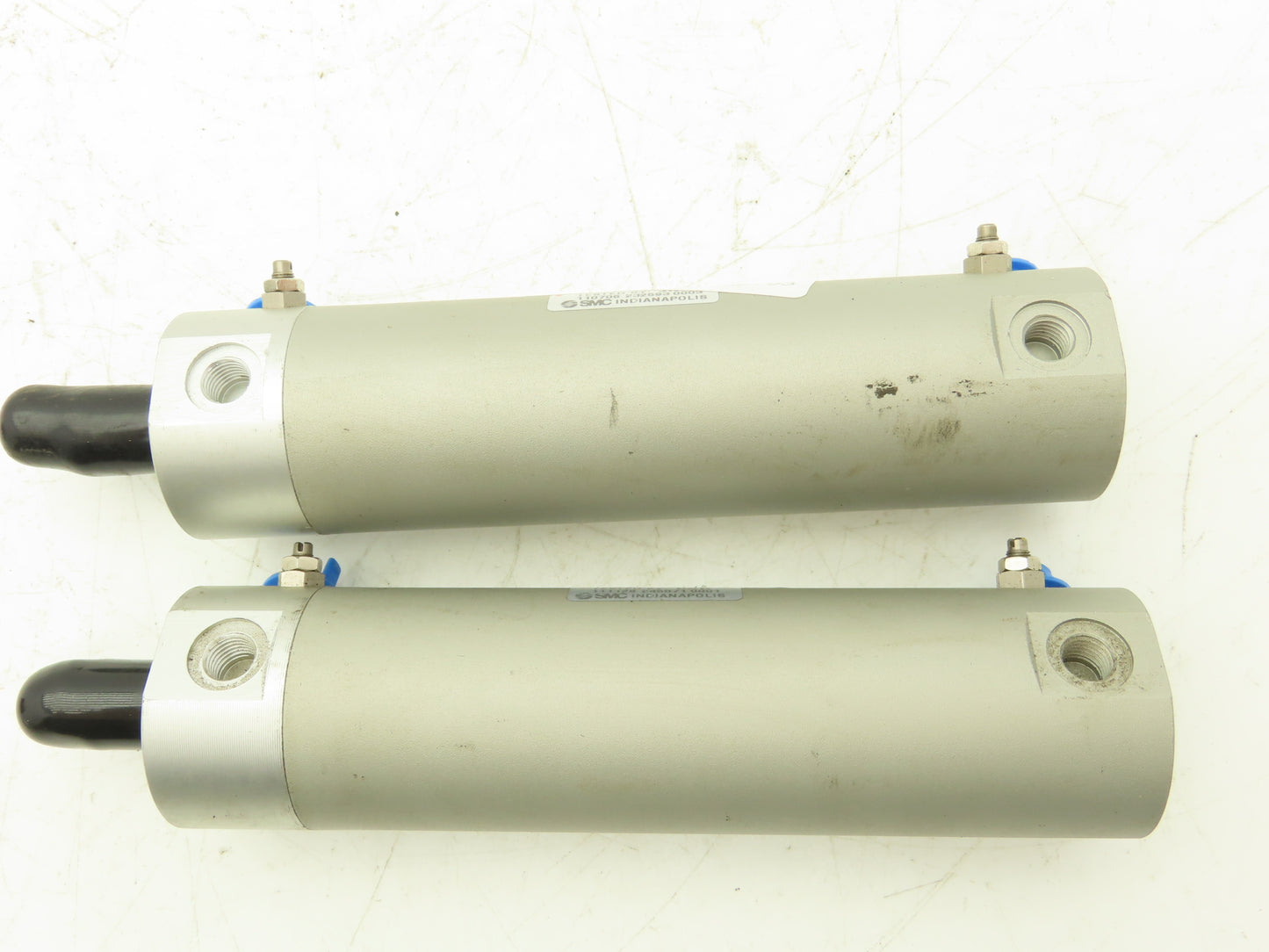 SMC NCG32-IAK01-0300 Round Pneumatic Air Cylinder 1.25" Bore 3" Stroke Lot of 2